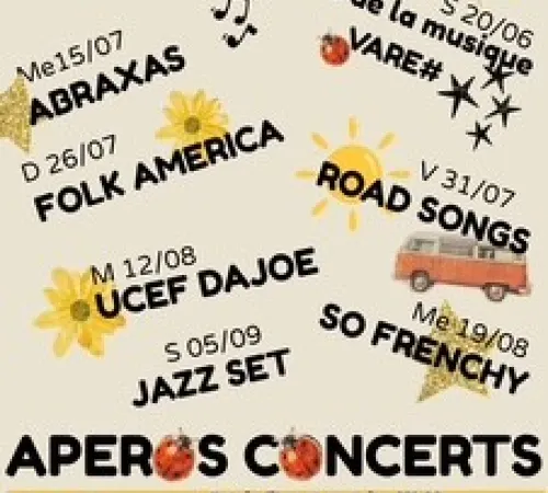Apéro concert avec le groupe So Frenchy