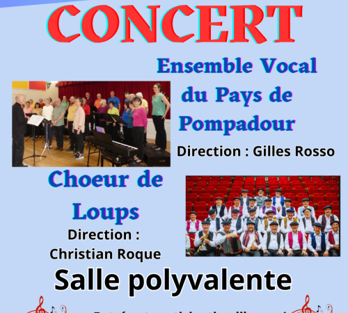 Concert chorale à Saint-Pardoux-Corbier