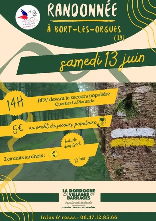 Randonnée Bort les Orgues - Crédit: La Dordogne de villages en barrages