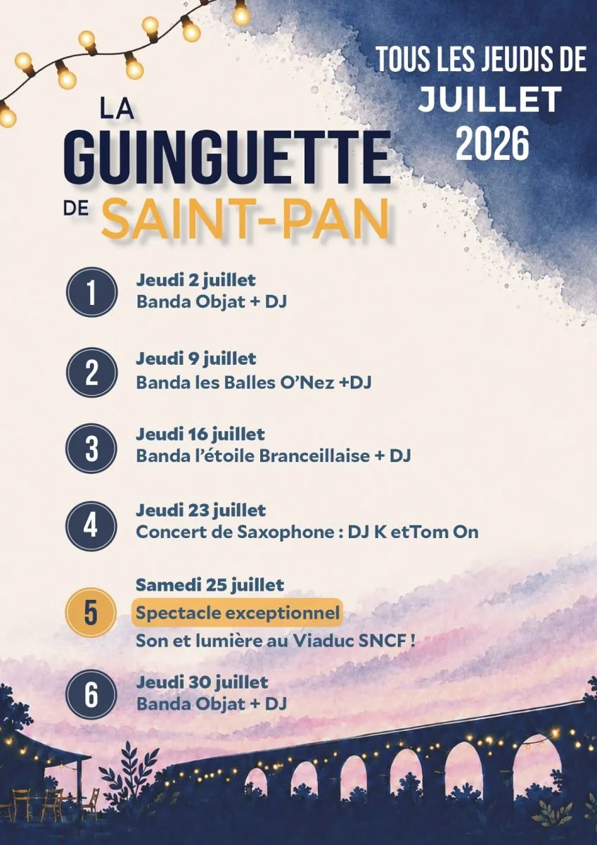 La Guinguette de St Pan - Crédit: Mairie StPant