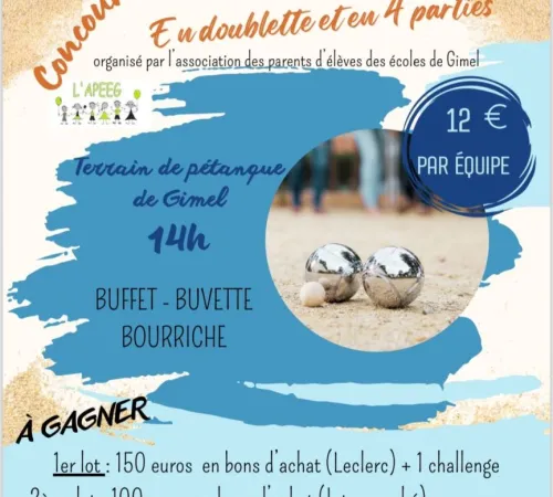 Concours de pétanque