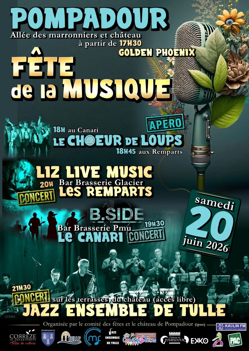 Fête de la Musique à ... - Crédit: Ville Pompadour
