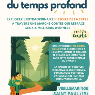 Marche du Temps Profond - Plongez dans l'histoire de la Terre !