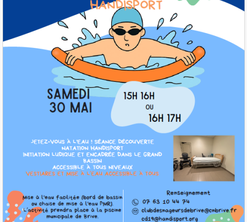 Découverte natation handisport