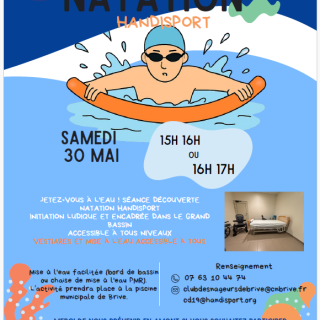 Découverte natation handisport