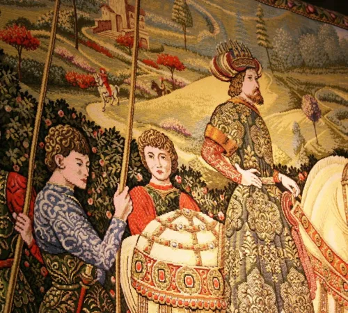 Castrum de Ségur : La tapisserie un art somptuaire du Moyen Âge