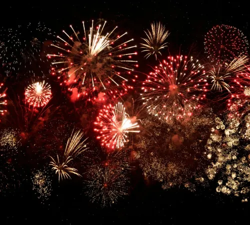 Feu d'artifice à Meyssac