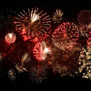 Feu d'artifice à Meyssac