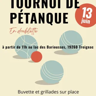 Tournoi de pétanque en doublette