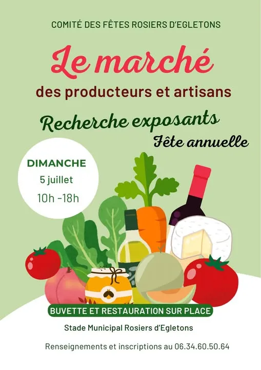 Marché des producteur ... - Crédit: Comité des fêtes Rosiers-d'Egletons