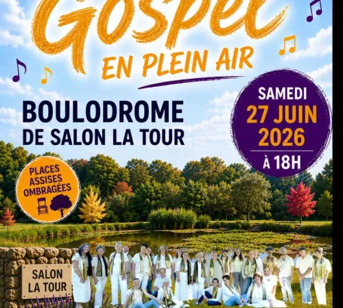 Concert Gospel en plein air