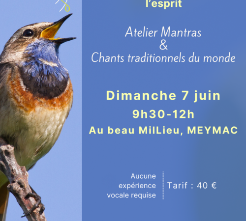 Atelier mantras & chants traditionnels du monde