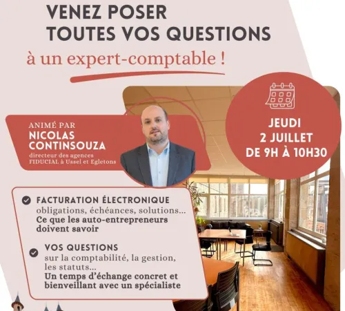 Atelier facturation électronique "entrepreneurs, venez poser toutes vos questions"