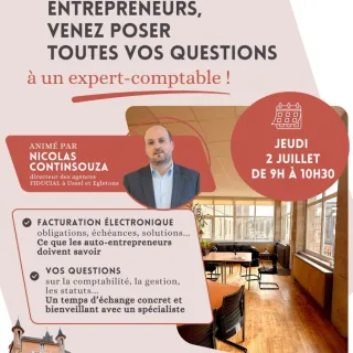 Atelier facturation électronique "entrepreneurs, venez poser toutes vos questions"
