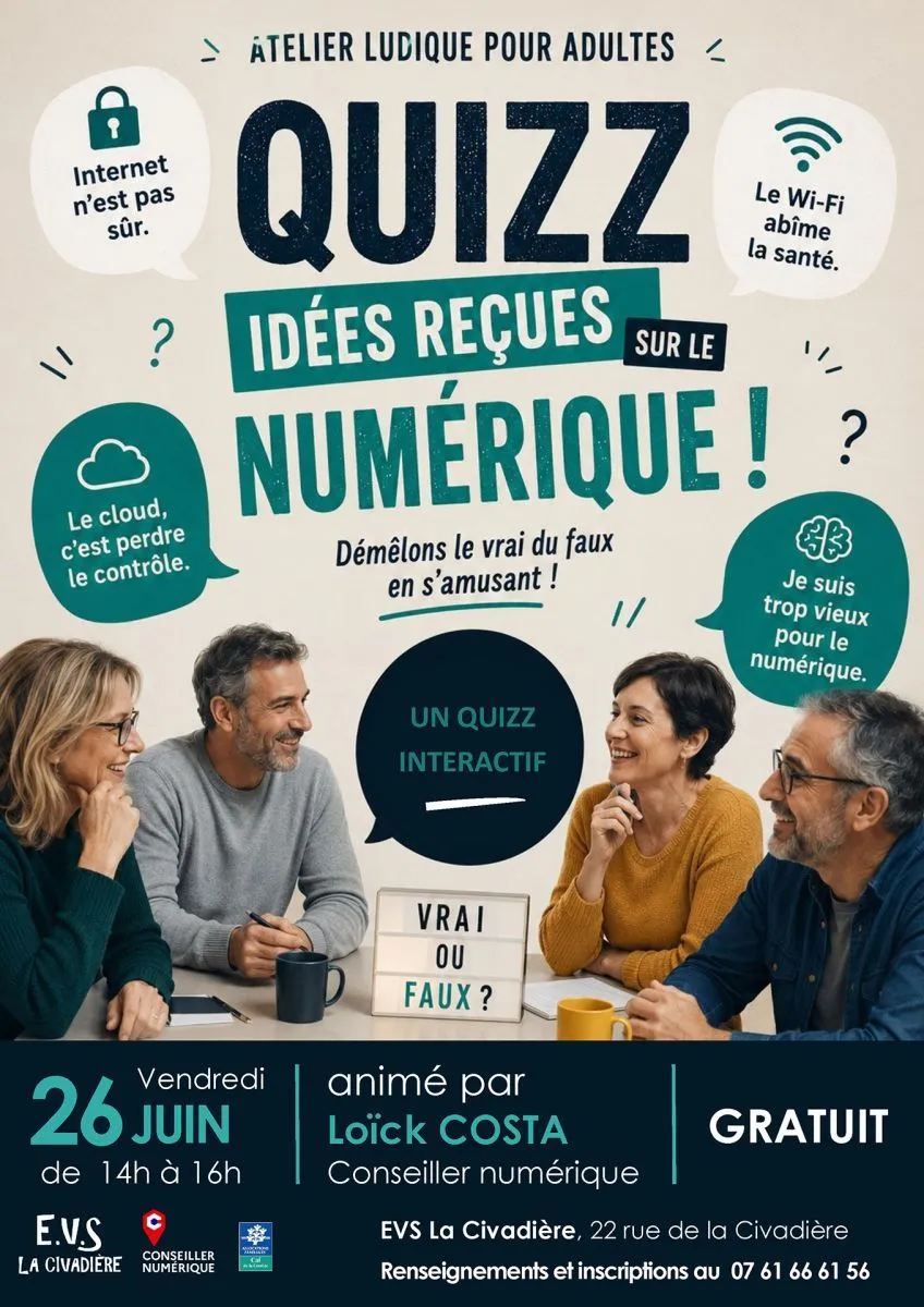 Atelier numérique : q ... - Crédit: VILLE USSEL