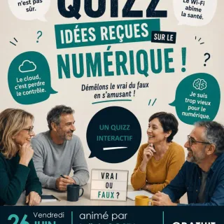 Atelier numérique : quizz des idées reçues