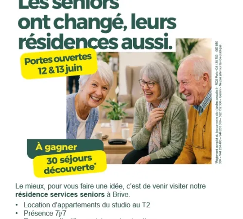 Portes ouvertes à la Résidence services sénior Les Jardins d'Arcadie Brive