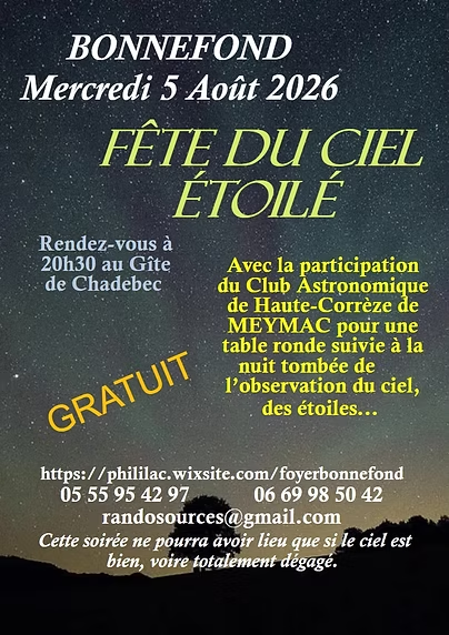 Fête du ciel étoilé