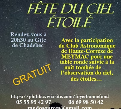 Fête du ciel étoilé