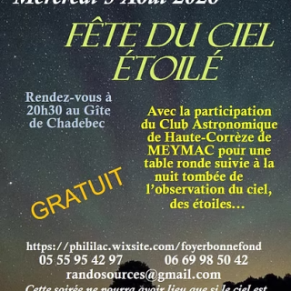 Fête du ciel étoilé
