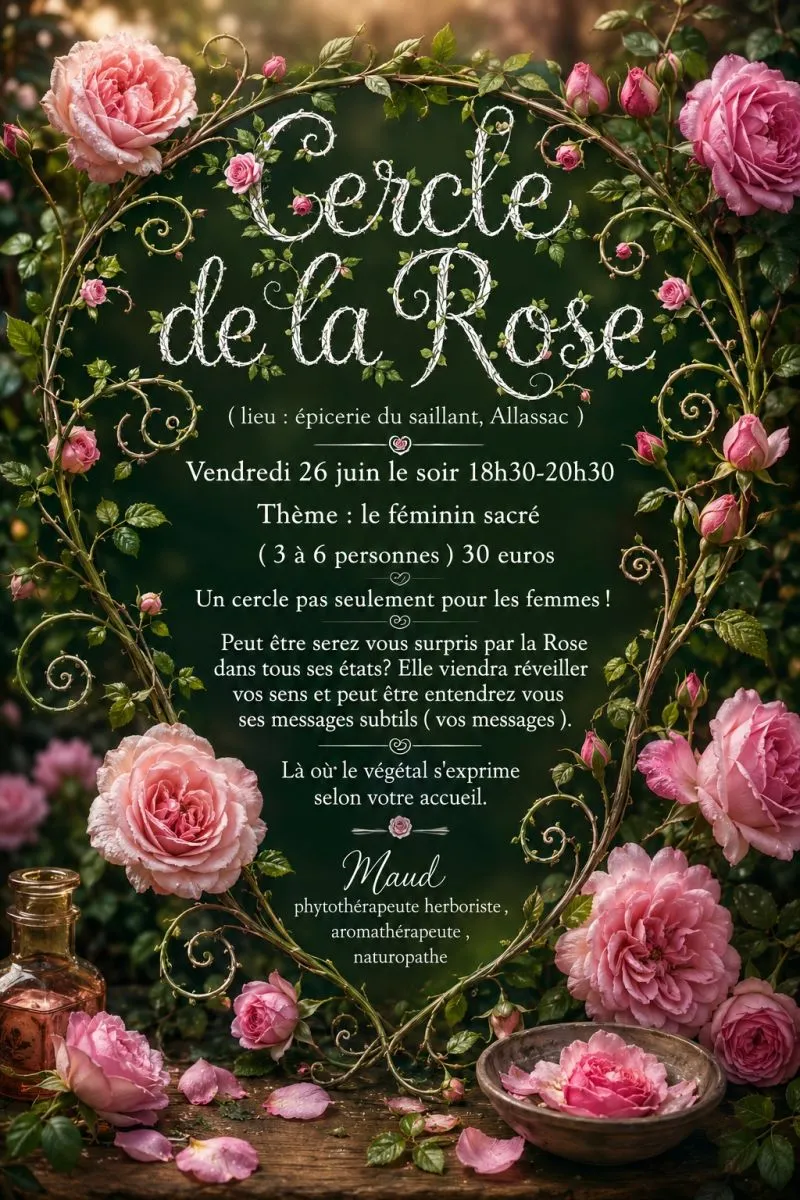 Cercle de la rose - Crédit: Epicerie du Saillant