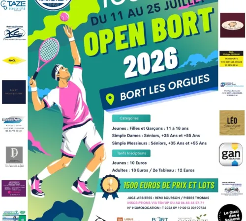 Tournoi de tennis Open Bort 2026