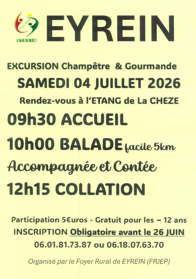 Excursion champêtre e ... - Crédit: Eyrein