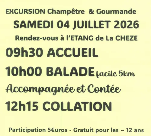 Excursion champêtre et gourmande