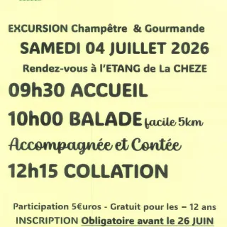 Excursion champêtre et gourmande