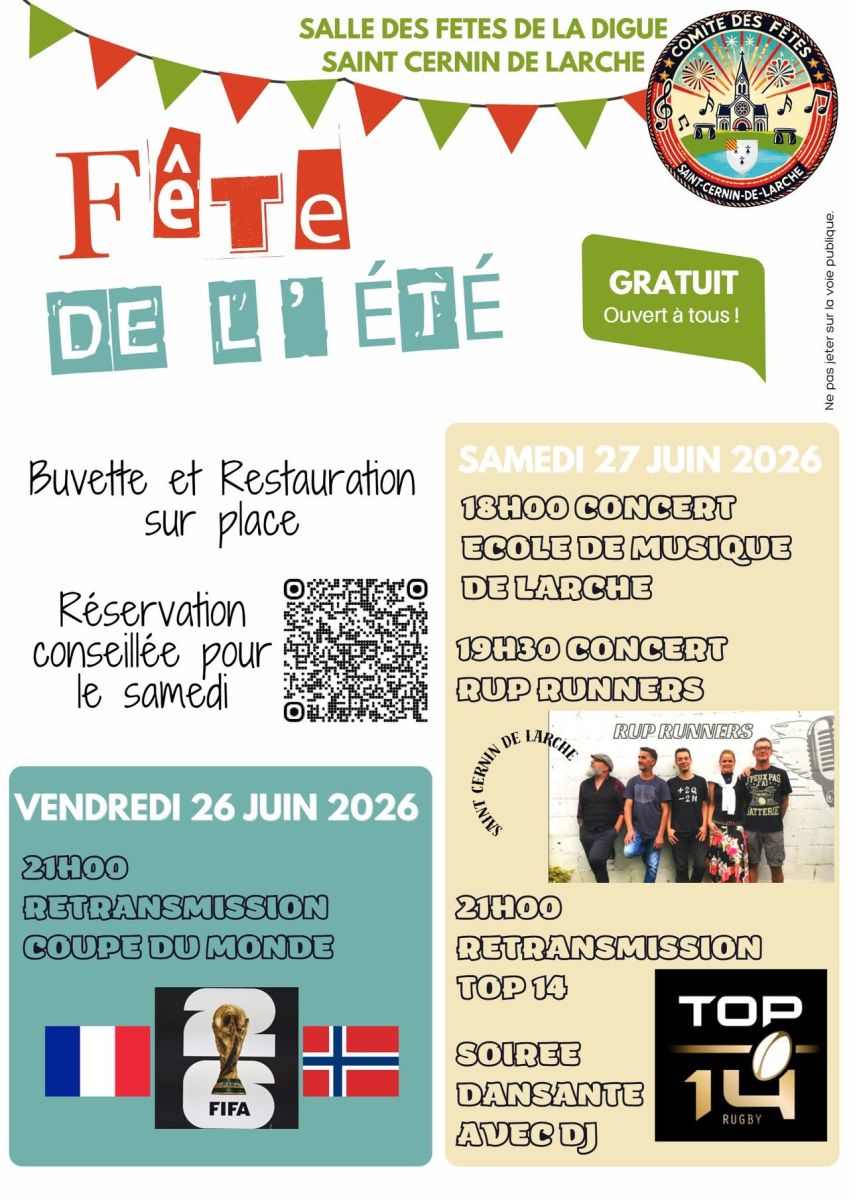 Fête de l'Eté à Saint ... - Crédit: comité des fêtes st cernin
