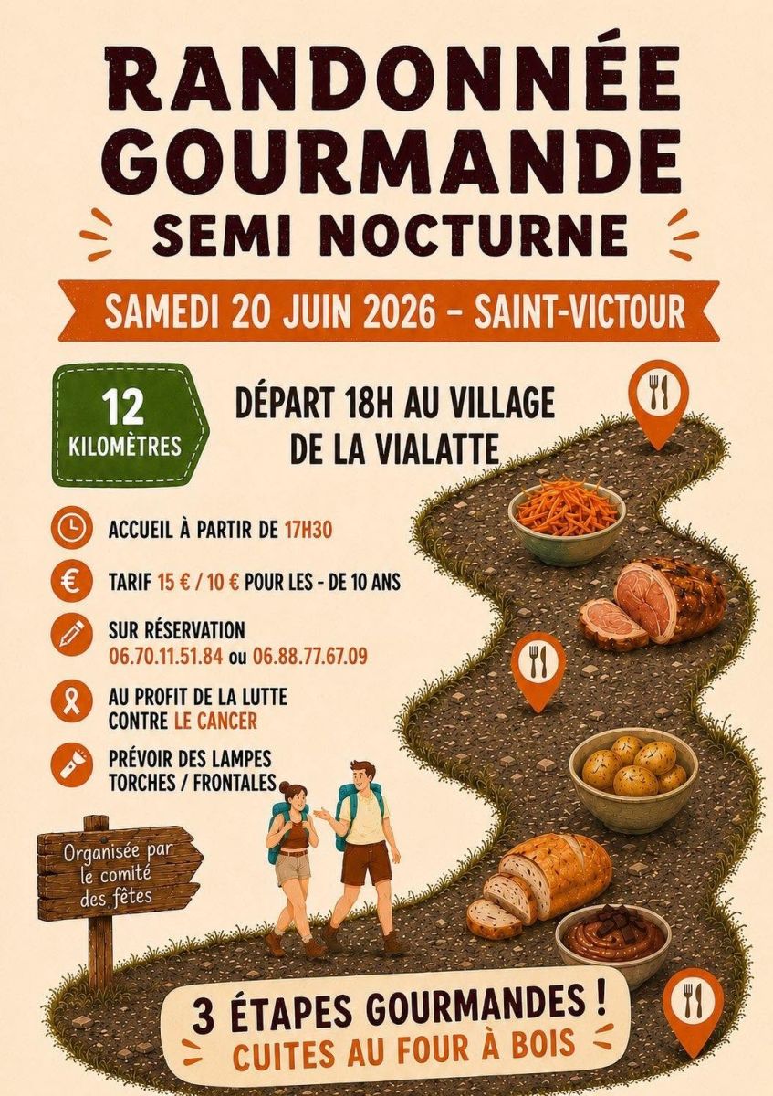 Randonnée gourmande - Crédit: https://www.facebook.com/profile.php?id=100067342898166