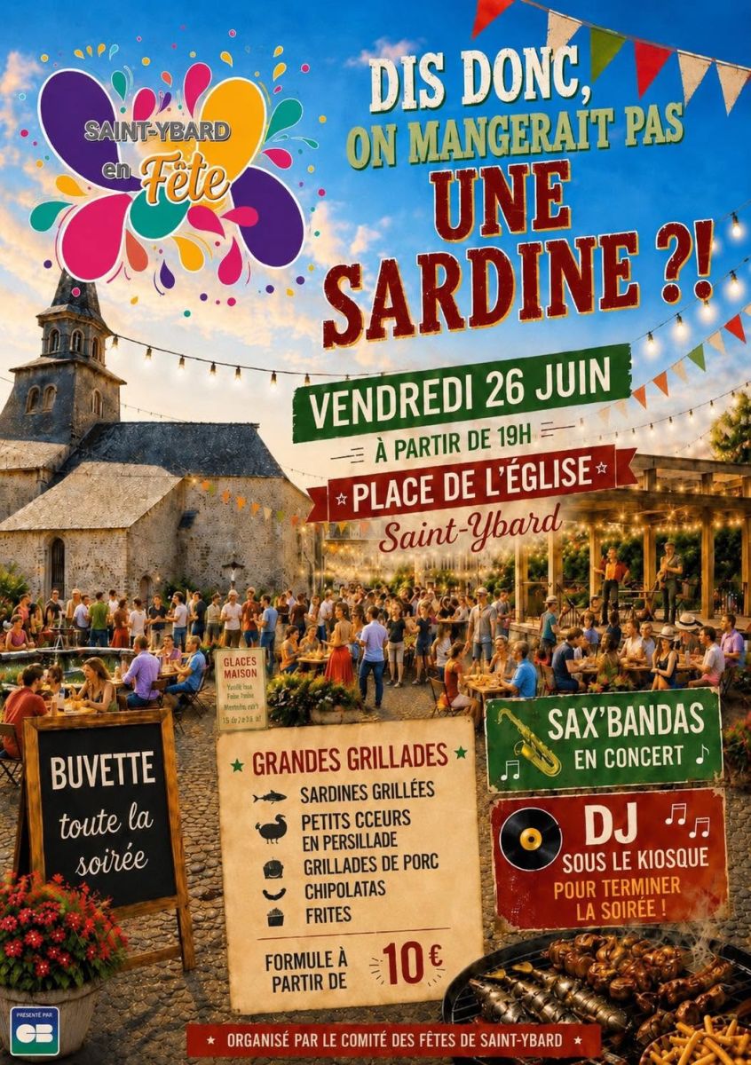 Dis donc, on mangerai ... - Crédit: comité des fêtes de saint ybard