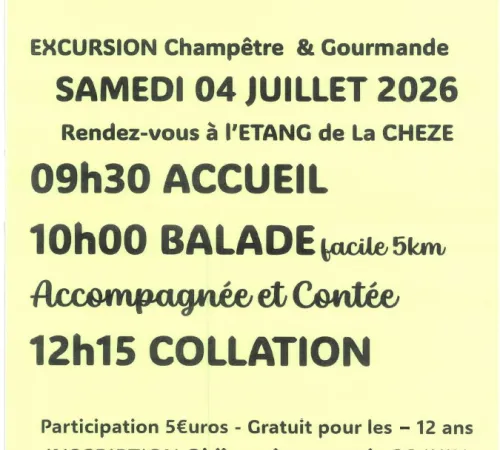 Excursion champêtre et gourmande