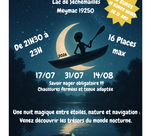 Kayak étoilé