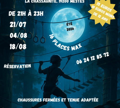 Accrobranche nocturne