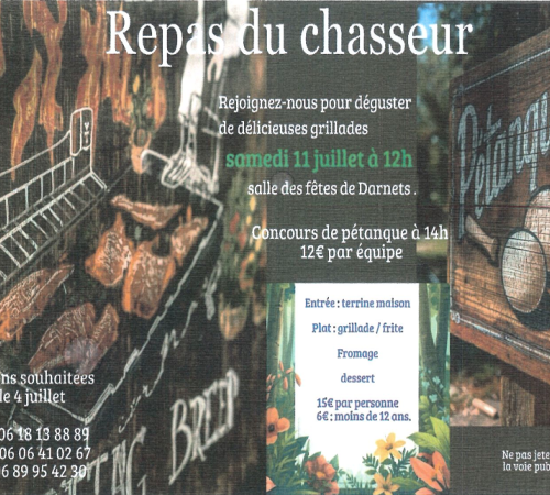 Repas du chasseur