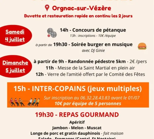 Orgnac sur Vézère en Fête