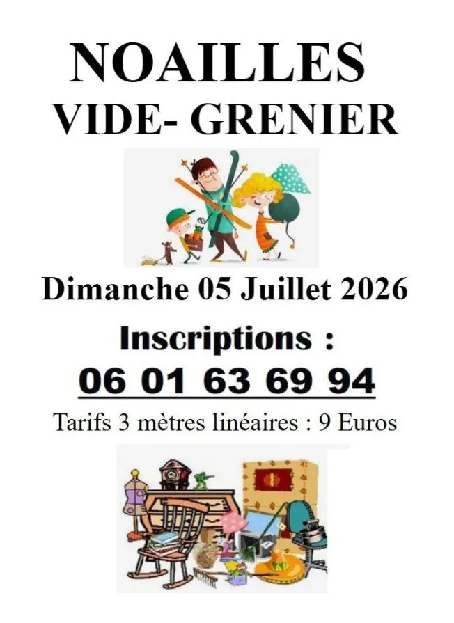 Vide-greniers - Crédit: Mairie de Noailles