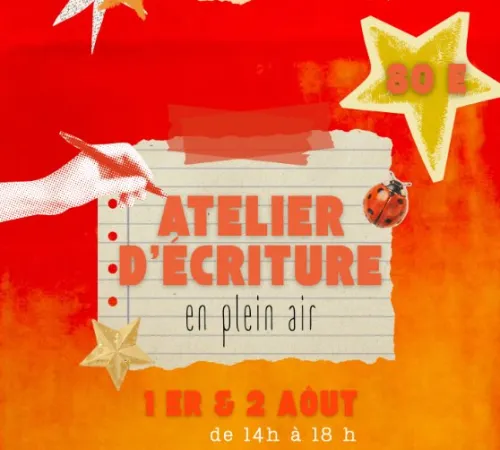 Atelier d'écriture en plein air