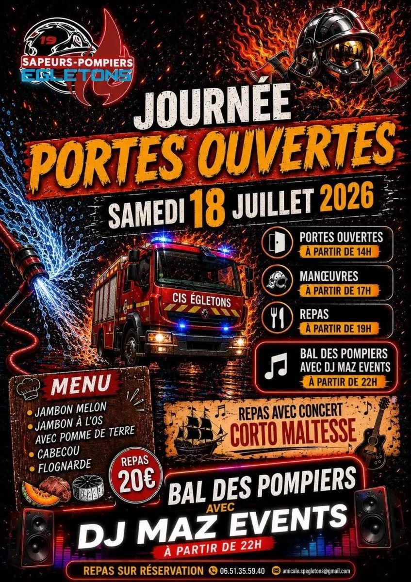 Portes ouvertes et ba ... - Crédit: amicale sp egletons