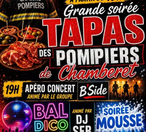 Grande soirée tapas des pompiers