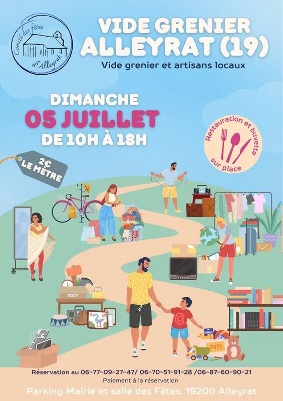 Vide-greniers - Crédit: CDF ALLEYRAT
