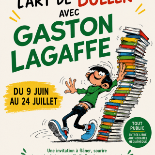 Exposition : l'art de buller avec Gaston Lagaffe