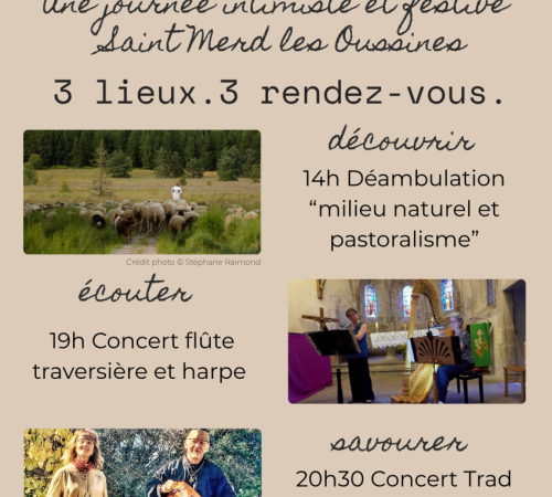 Une journée intimiste et festive à Saint-Merd-les-Oussines