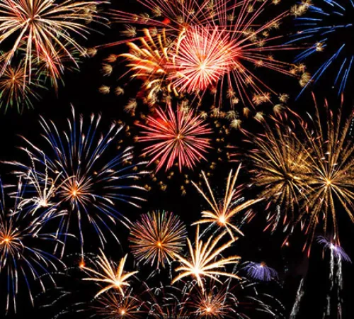 Feu d'artifice à Argentat-sur-Dordogne