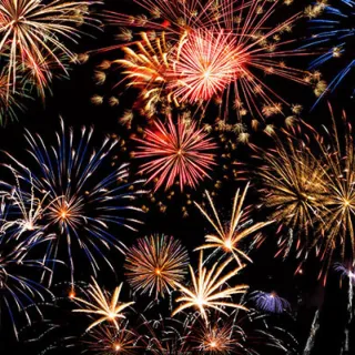 Feu d'artifice à Argentat-sur-Dordogne