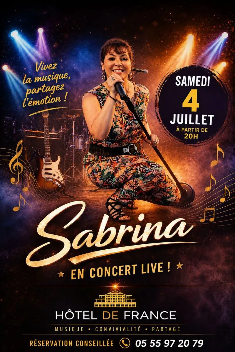 Sabrina en concert à ... - Crédit: © Délys Royal