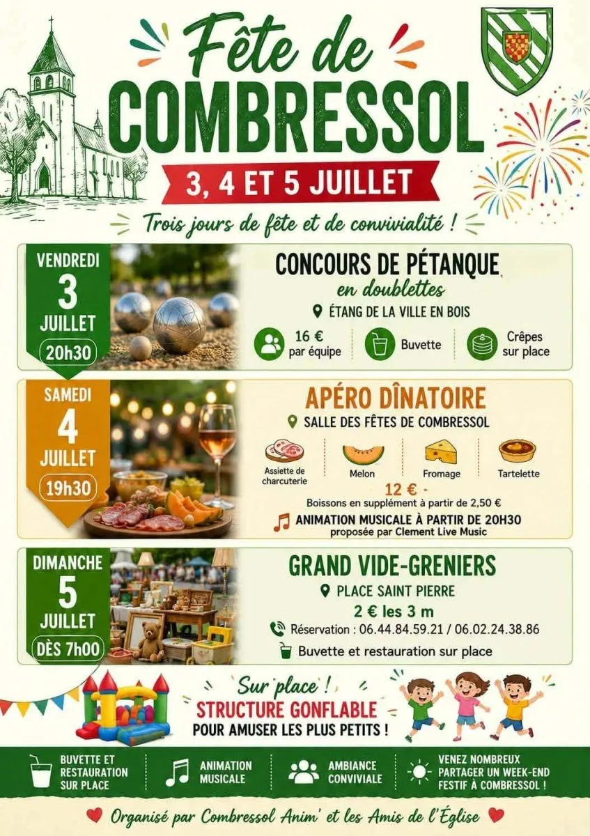 Fête de Combressol - Crédit: COMBRESSOL ANIM