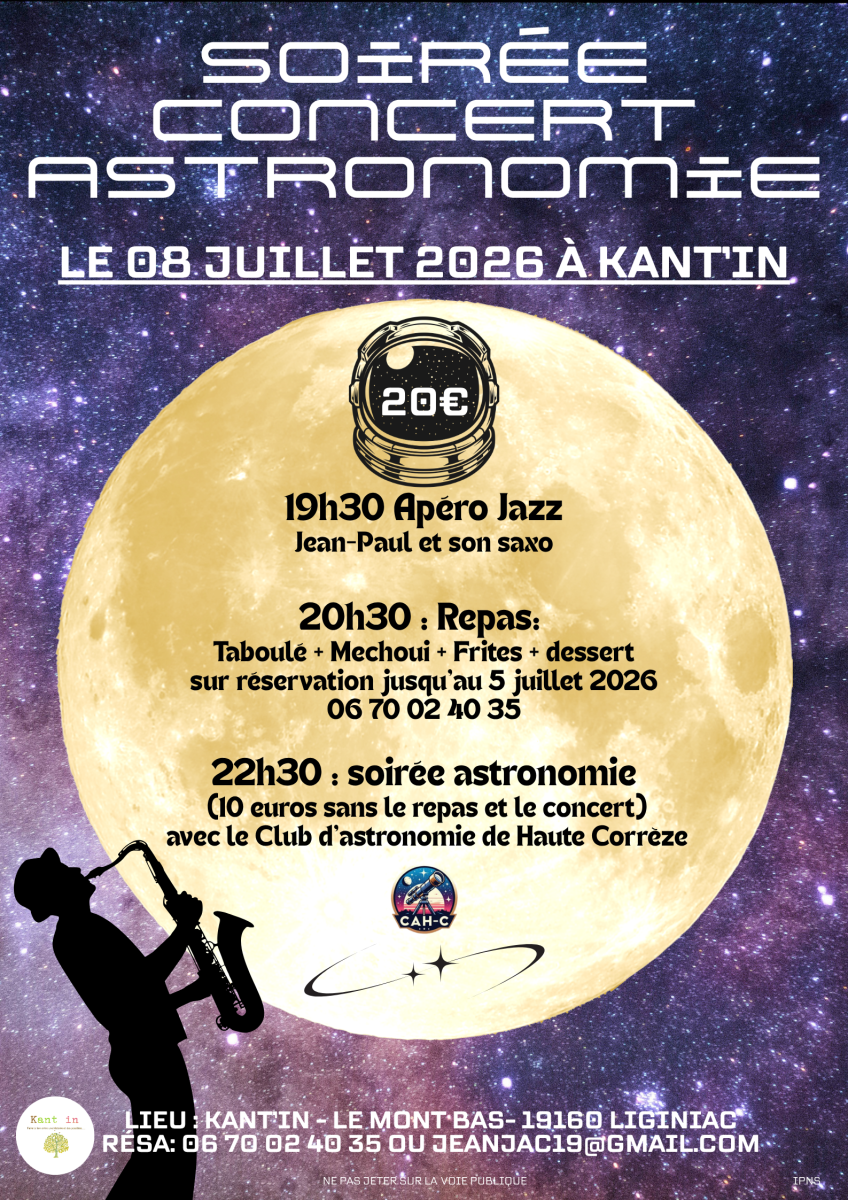 Soirée concert astronomie - Crédit: KANT'IN