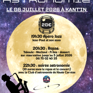 Soirée concert astronomie